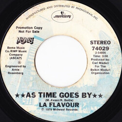 La Flavour As Time Goes By USED VINYL 7INCH 45 RPM PROMO