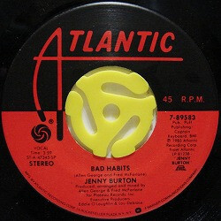 Jenny Burton Bad Habits USED VINYL 7INCH 45 RPM