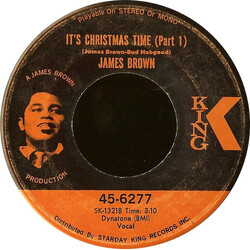 James Brown It's Christmas Time USED VINYL 7INCH 45 RPM