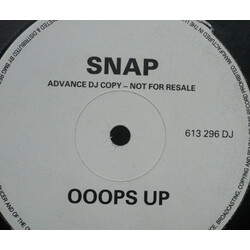 Snap! Ooops Up USED VINYL 12INCH PROMO