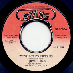 The Rimshots We've Got You Singing VINYL 7" USED