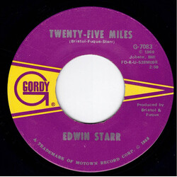 Edwin Starr Twenty-Five Miles / Love Is My Destination USED VINYL 7INCH 45 RPM SINGLE