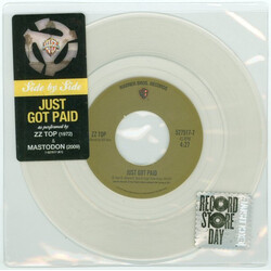 ZZ Top / Mastodon Just Got Paid USED VINYL 7INCH 45 RPM RECORD STORE DAY SINGLE LIMITED EDITION
