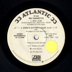 Ray Barretto Tomorrow: Barretto Live USED VINYL 7INCH 33 S RPM EP PROMO