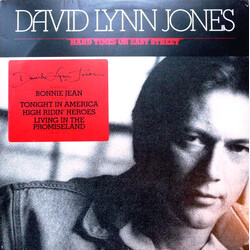 David Lynn Jones Hard Times On Easy Street Vinyl LP USED