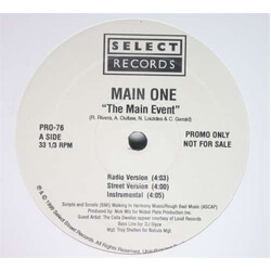 Main One The Main Event / Everyday Struggle VINYL 12" USED