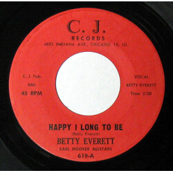 Betty Everett Happy I Long To Be / Your Loving Arms USED VINYL 7INCH 45 RPM SINGLE