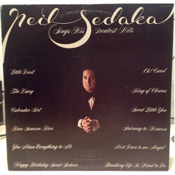 Neil Sedaka Neil Sedaka Sings His Greatest Hits Vinyl LP USED