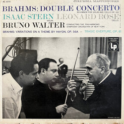 Johannes Brahms / Isaac Stern / Leonard Rose / Bruno Walter / The New York Philharmonic Orchestra Double Concerto In A Minor For Violin And 'Cello Op.