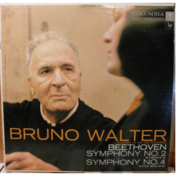 Bruno Walter / New York Philharmonic / Ludwig van Beethoven Symphony No 2 & No 4 Vinyl LP USED