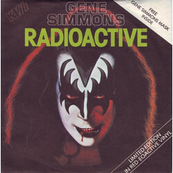 Kiss / Gene Simmons Radioactive USED VINYL 7INCH SINGLE LIMITED EDITION 45 RPM
