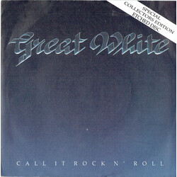 Great White Call It Rock N Roll USED VINYL 7INCH 45 RPM SINGLE SIDED ETCHED