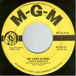 Marvin Rainwater My Love Is Real / My Brand Of Blues USED VINYL 7INCH 45 RPM