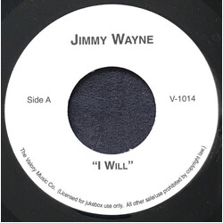 Jimmy Wayne / Jewel I Will / Till It Feels Like Cheating USED VINYL 7INCH SINGLE