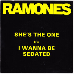 Ramones She's The One b/w I Wanna Be Sedated USED VINYL 7INCH SINGLE 45 RPM
