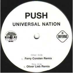 Push Universal Nation '99 USED VINYL 12INCH 45 RPM PROMO