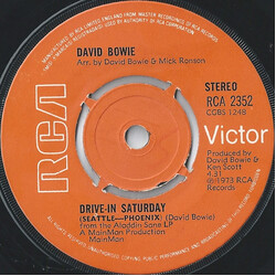 David Bowie Drive-In Saturday USED VINYL 7INCH 45 RPM SINGLE STEREO