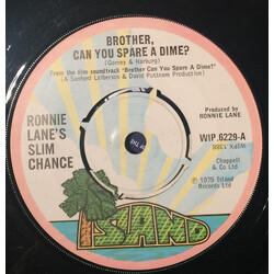 Ronnie Lane & Slim Chance Brother, Can You Spare A Dime USED VINYL 7INCH 45 RPM SINGLE