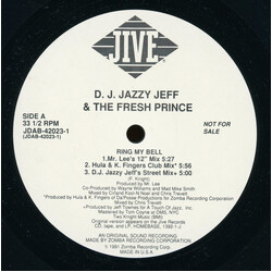 DJ Jazzy Jeff & The Fresh Prince Ring My Bell USED VINYL 12INCH 33 S RPM PROMO