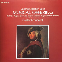 Johann Sebastian Bach / Barthold Kuijken / Sigiswald Kuijken / Wieland Kuijken / Robert Kohnen / Gustav Leonhardt Musical Offering Vinyl LP USED