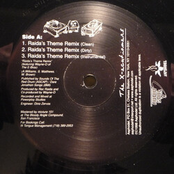 The X-ecutioners Raida's Theme (Remix) VINYL 12" USED