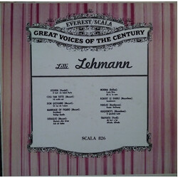 Lilli Lehmann Lilli Lehmann Vinyl LP USED