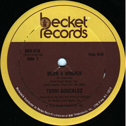 Terri Gonzalez Born A Winner USED VINYL 12INCH 33 S RPM SINGLE