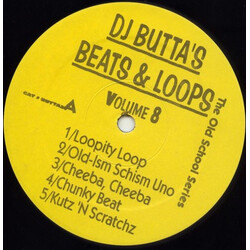 DJ Butta Loops DJ Butta's  Beats & Loops Volume 8 Vinyl LP USED