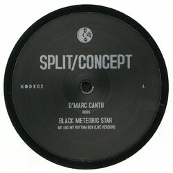 D'marc Cantu / Black Meteoric Star Split Concept USED VINYL 12INCH 45 RPM