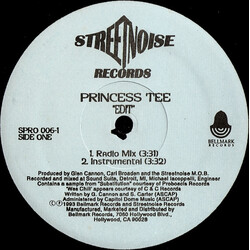 Princess Tee Edit USED VINYL 33 S RPM SINGLE PROMO 12INCH
