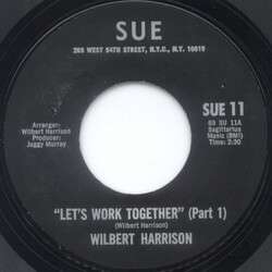 Wilbert Harrison Let's Work Together USED VINYL 7INCH 45 RPM SINGLE STYRENE