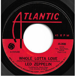 Led Zeppelin Whole Lotta Love USED VINYL 7INCH 45 RPM SINGLE STYRENE