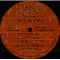 Matt Warren Take It To The Wall VINYL 12" USED