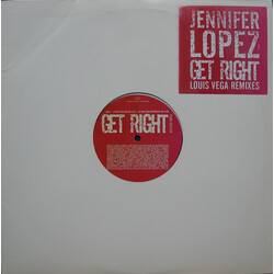 Jennifer Lopez Get Right (Louis Vega Remixes) USED VINYL 12INCH 33 S RPM PROMO
