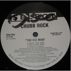 Chubb Rock The Big Man USED VINYL 12INCH PROMO