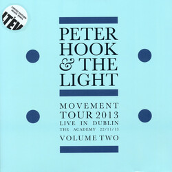 Peter Hook And The Light Movement Tour 2013 Live In Dublin The Academy 22/11/13 Volume Two Vinyl LP USED
