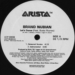 Brand Nubian Let's Dance VINYL 12" USED