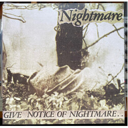 Nightmare (6) Give Notice Of Nightmare.. USED VINYL 12INCH 45 RPM ALBUM REISSUE REPRESS