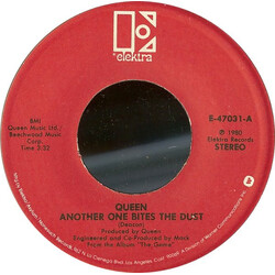 Queen Another One Bites The Dust USED VINYL 7INCH 45 RPM SINGLE MISPRINT STEREO