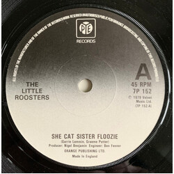 The Little Roosters She Cat Sister Floozie USED VINYL 7INCH 45 RPM SINGLE