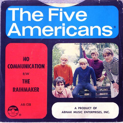 The Five Americans No Communication / The Rain Maker USED VINYL 7INCH 45 RPM
