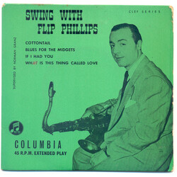 Flip Phillips Swing With Flip Phillips USED VINYL 7INCH 45 RPM EP