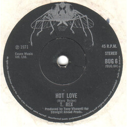 T. Rex Hot Love USED VINYL 7INCH 45 RPM SINGLE REPRESS STEREO
