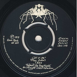 T. Rex Get It On USED VINYL 7INCH 45 RPM SINGLE STEREO