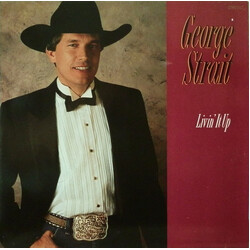 George Strait Livin' It Up Vinyl LP USED