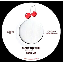 Proh Mic Right On Time / I Like USED VINYL 7INCH 45 RPM