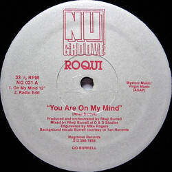 Roqui You Are On My Mind VINYL 12" USED