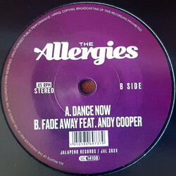 The Allergies Dance Now / Fade Away USED VINYL 7INCH 45 RPM SINGLE STEREO