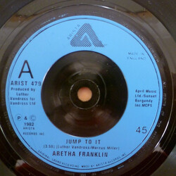 Aretha Franklin Jump To It USED VINYL 7INCH 45 RPM