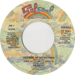 Bebu Silvetti Voyage Of No Return USED VINYL 7INCH 45 RPM SINGLE STYRENE